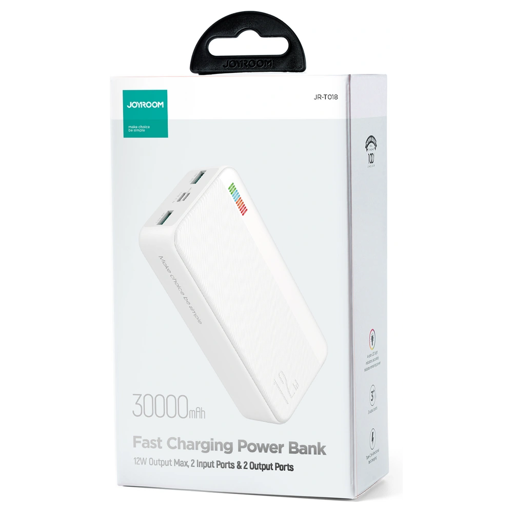 Hurtownia GSM - Powerbank Joyroom Dazzling Series JR-T018 30000mAh 12W weiß - JYR853 - {ean13} - Hurt