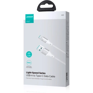 Hurtownia GSM - Kabel Joyroom Light-Speed Series SA25-AC6 USB-A / USB-C 100W 1.2m biały - JYR854 - {ean13} - Hurt