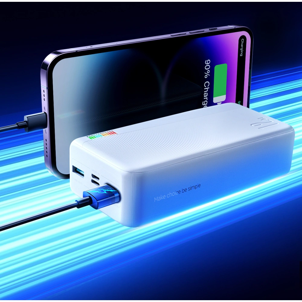 Hurtownia GSM - Powerbank Joyroom Dazzling Series JR-T018 30000mAh 12W biały - JYR853 - {ean13} - Hurt