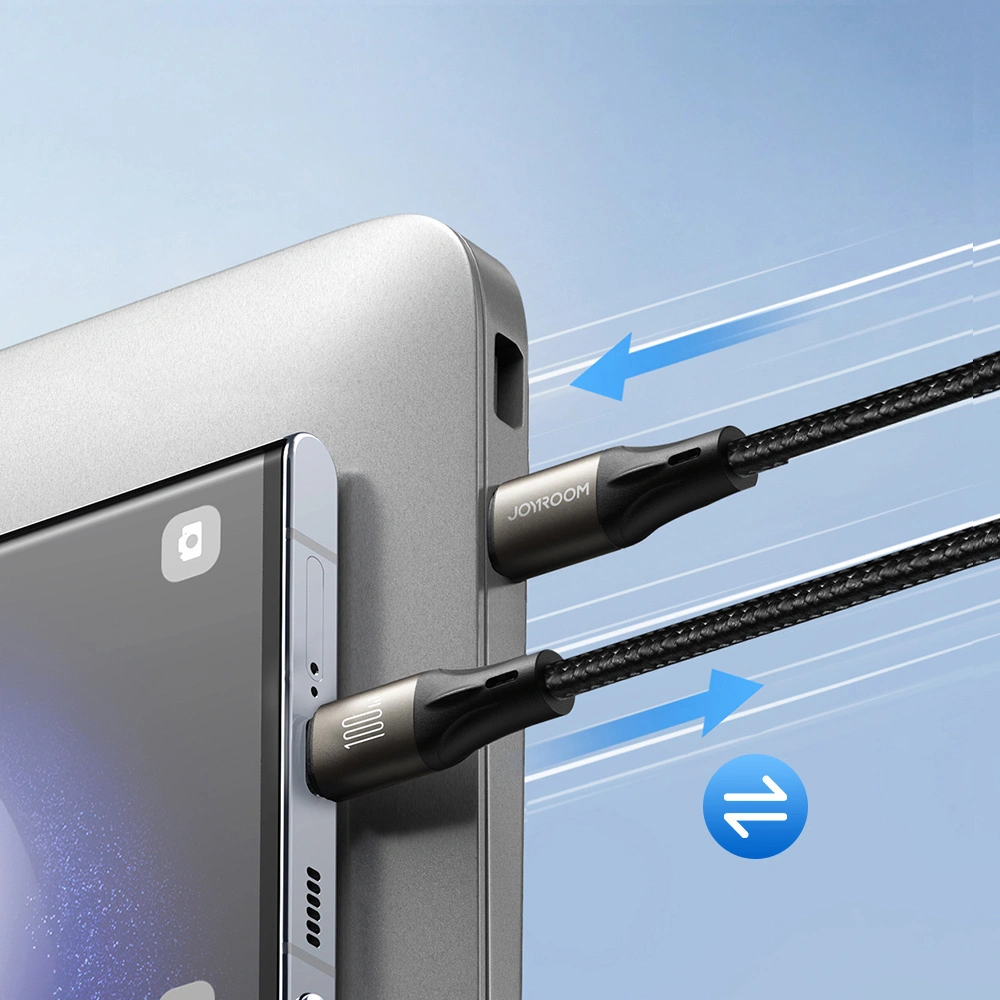 Hurtownia GSM - Kabel Joyroom Light-Speed Series SA25-CC5 USB-C / USB-C 100W 1.2m černý - JYR855 - {ean13} - Hurt