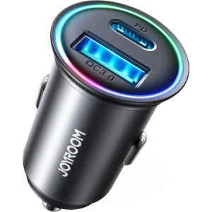 Hurtownia GSM - Autós töltő Joyroom JR-CCN04 60W USB-A, USB-C fekete - JYR856 - {ean13} - Hurt