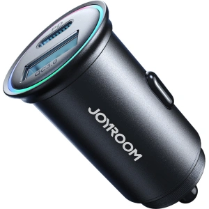 Hurtownia GSM - Autós töltő Joyroom JR-CCN04 60W USB-A, USB-C fekete - JYR856 - {ean13} - Hurt