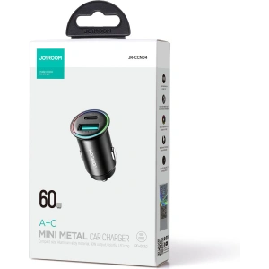 Hurtownia GSM - Autós töltő Joyroom JR-CCN04 60W USB-A, USB-C fekete - JYR856 - {ean13} - Hurt