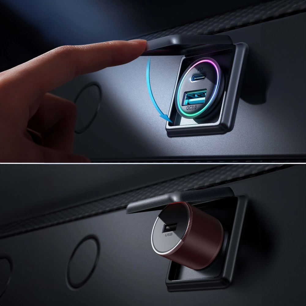 Hurtownia GSM - Auto nabíječka Joyroom JR-CCN04 60W USB-A, USB-C černá - JYR856 - {ean13} - Hurt