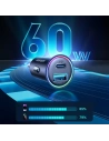 Hurtownia GSM - Auto nabíječka Joyroom JR-CCN04 60W USB-A, USB-C černá - JYR856 - {ean13} - Hurt