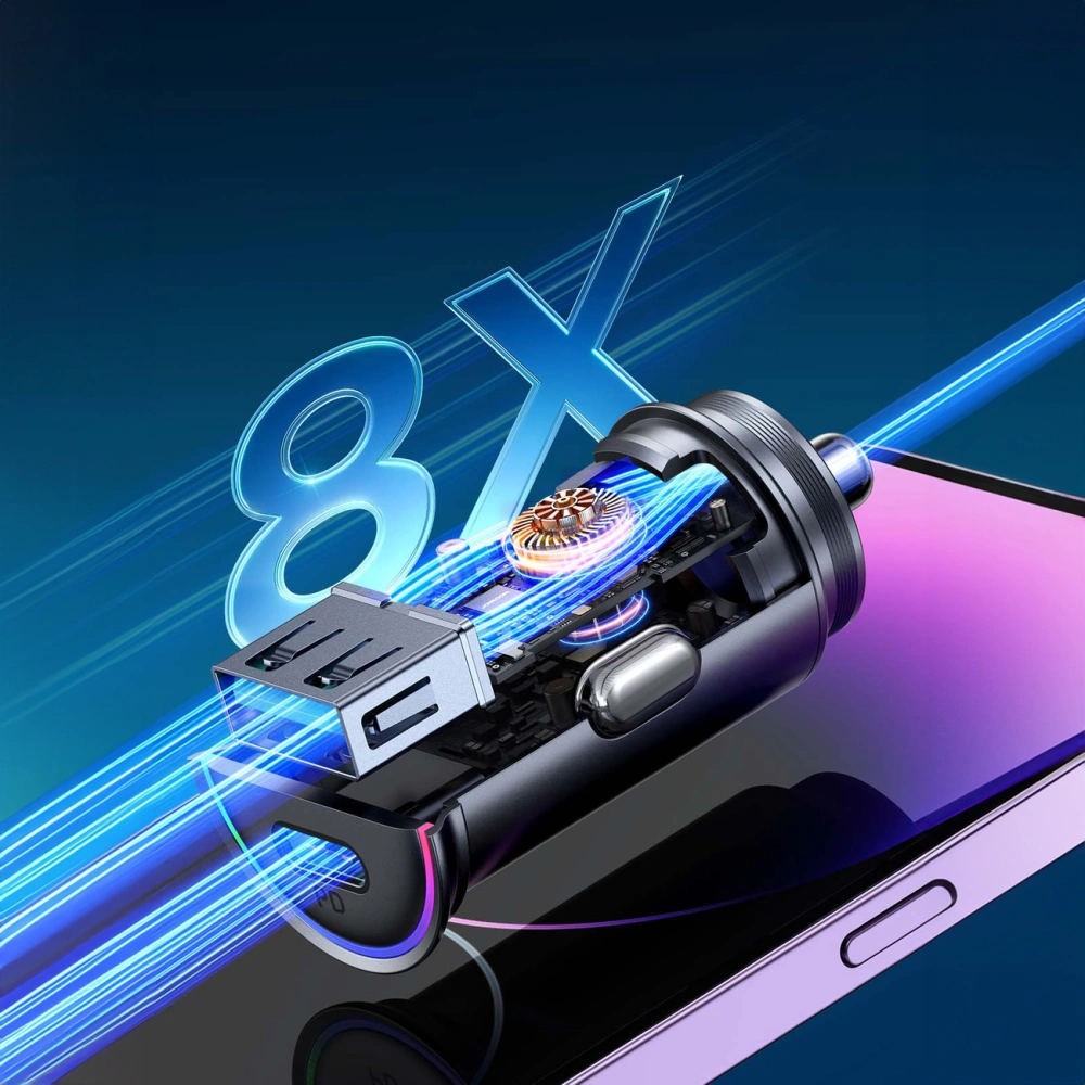 Hurtownia GSM - Auto nabíječka Joyroom JR-CCN04 60W USB-A, USB-C černá - JYR856 - {ean13} - Hurt