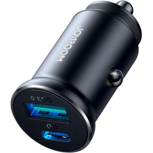 Hurtownia GSM - Autós töltő Joyroom JR-CCN05 30W USB-A, USB-C fekete - JYR857 - {ean13} - Hurt