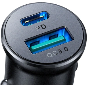 Hurtownia GSM - Autós töltő Joyroom JR-CCN05 30W USB-A, USB-C fekete - JYR857 - {ean13} - Hurt