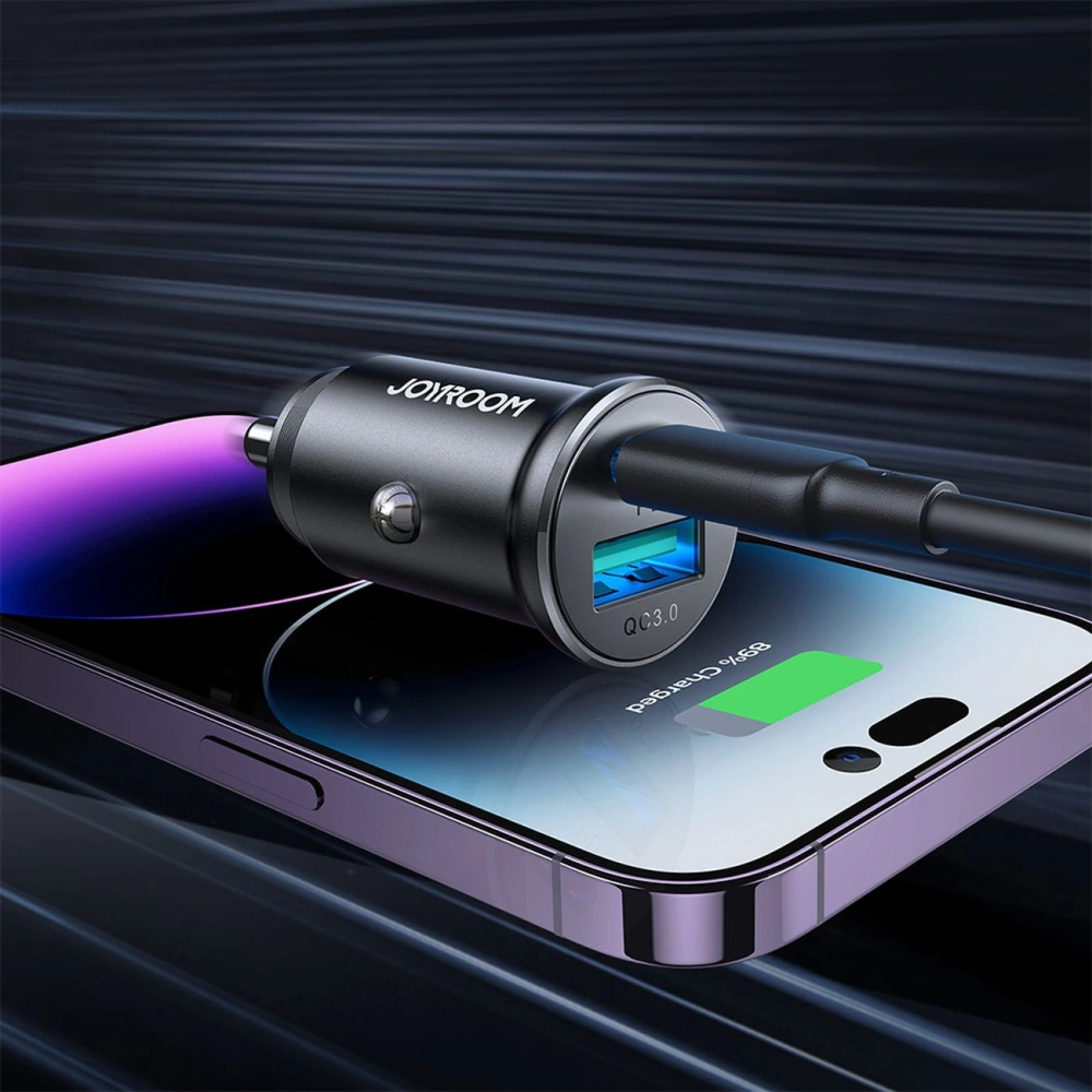 Hurtownia GSM - Autonabíječka Joyroom JR-CCN05 30W USB-A, USB-C černá - JYR857 - {ean13} - Hurt