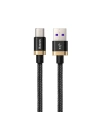 Hurtownia GSM - Kabel USB-C Baseus Purple Gold Red, Huawei SuperCharge, 5A, 1m, 40W (czarno-złoty) - BSU577BLKGLD - {ean13} - Hurt