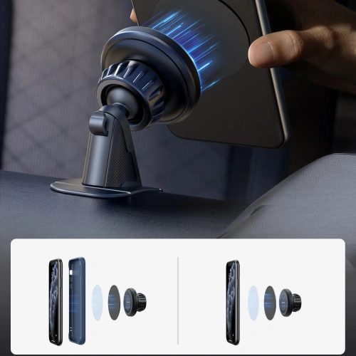 Uchwyt samochodowy magnetyczny na kokpit Joyroom JR-ZS356 ciemnoszary