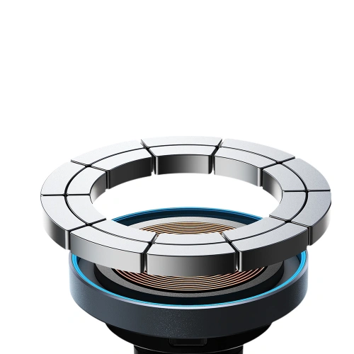 Uchwyt samochodowy na kratkę Joyroom JR-ZS240 z ładowarką indukcyjną 15W czarny