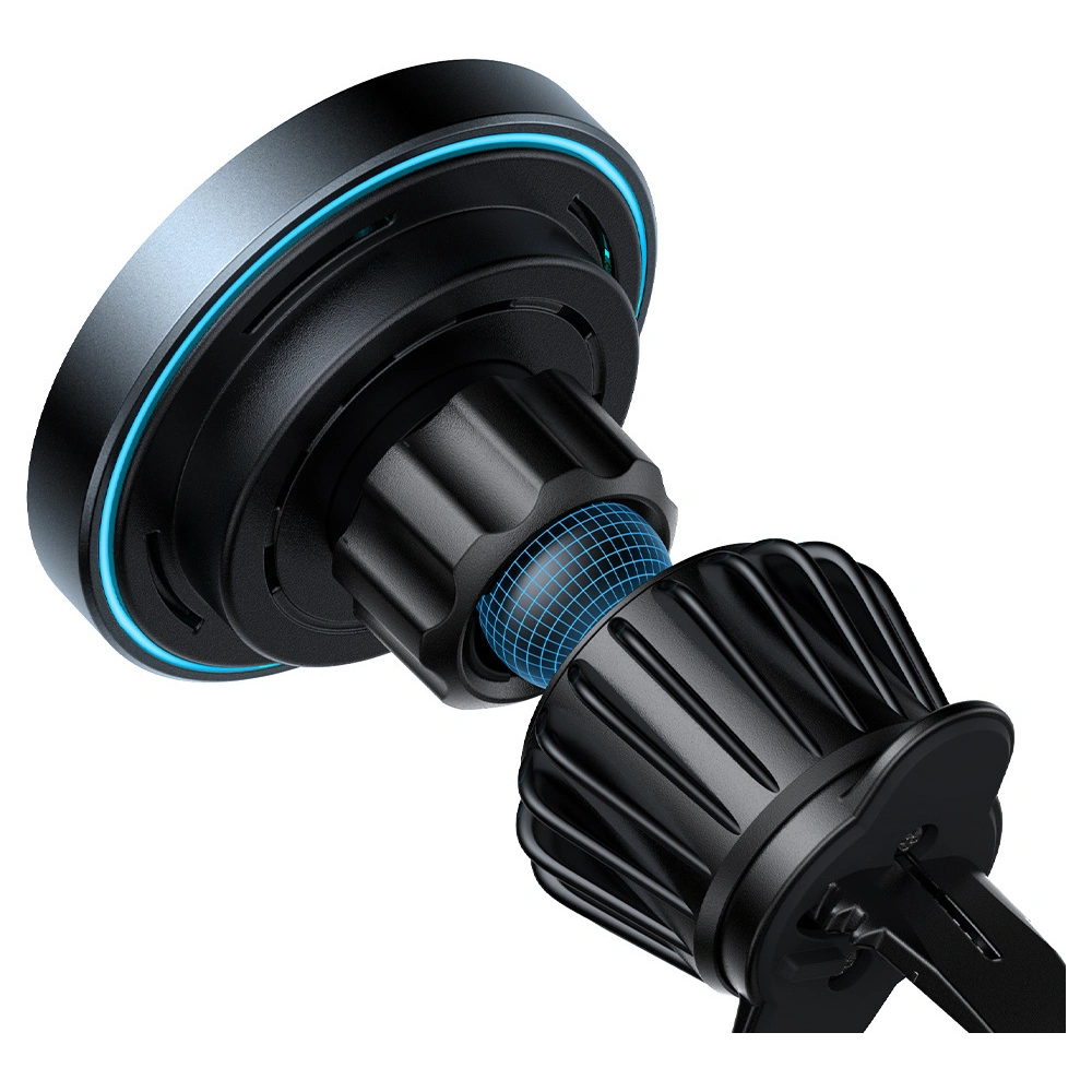 Hurtownia GSM - Uchwyt auto pentru grilă Joyroom JR-ZS240 cu încărcător wireless de 15W negru - JYR868 - {ean13} - Hurt