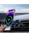 Hurtownia GSM - Uchwyt auto pentru grilă Joyroom JR-ZS240 cu încărcător wireless de 15W negru - JYR868 - {ean13} - Hurt