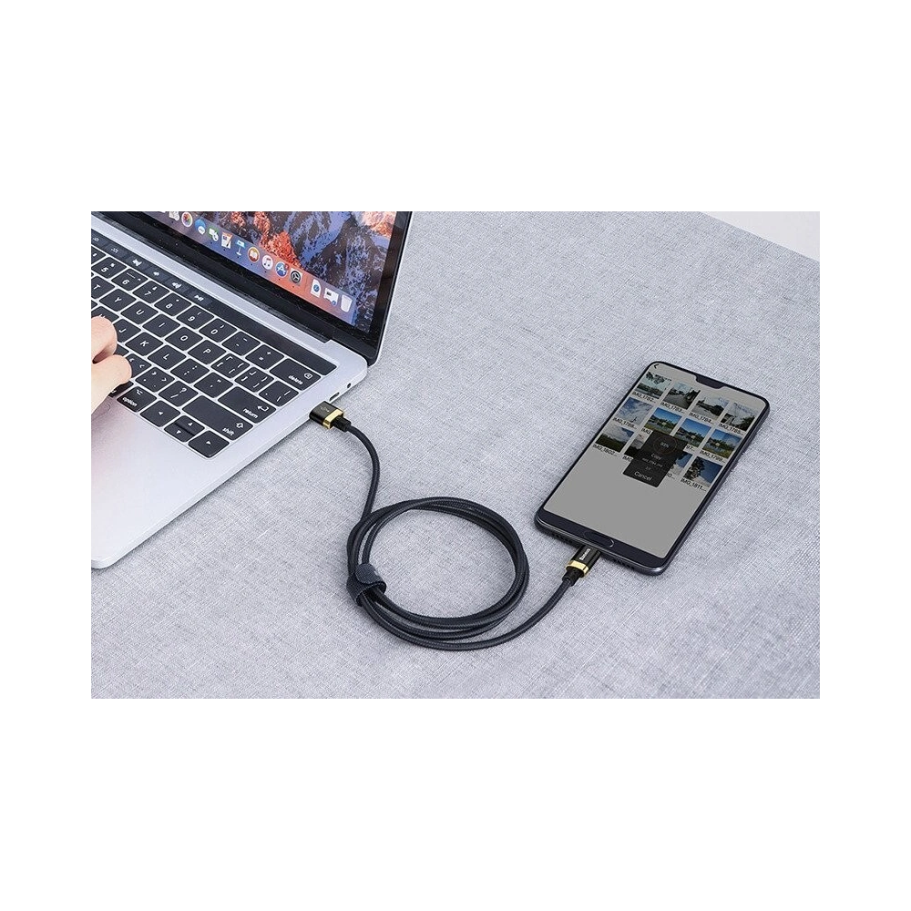 Hurtownia GSM - Kabel USB-C Baseus Purple Gold Red, Huawei SuperCharge, 5A, 1m, 40W (czarno-złoty) - BSU577BLKGLD - {ean13} - Hurt