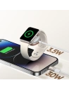 Wholesale Joyroom S-IW011 2in1 cable USB-C / Lightning, inductive charger for Apple Watch 1.5m white - JYR870 - {ean13} - Hurt