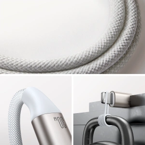 Wholesale Joyroom S-IW011 2in1 cable USB-C / Lightning, inductive charger for Apple Watch 1.5m white - JYR870 - {ean13} - Hurt