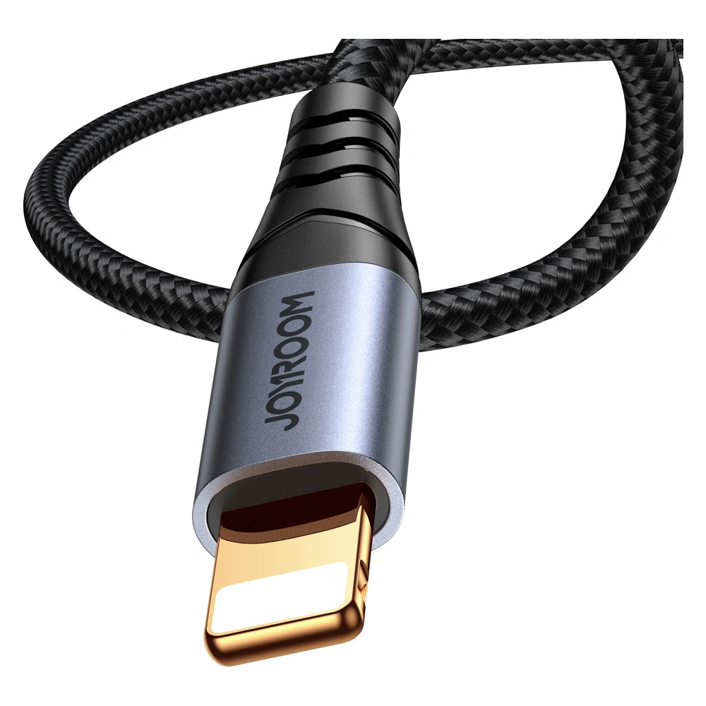 Hurtownia GSM - Audio-Kabel Joyroom SY-A06 Lightning / AUX Mini-Klinke 3.5mm 1.2m schwarz - JYR874 - {ean13} - Hurt