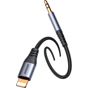 Kabel audio Joyroom SY-A06 Lightning / AUX mini jack 3.5mm 1.2m czarny