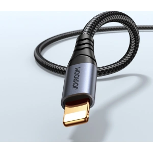 Wholesale Joyroom SY-A06 cable Lightning / AUX mini jack 3.5mm 1.2m black - JYR874 - {ean13} - Hurt
