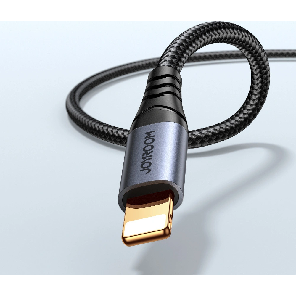 Hurtownia GSM - Audio-Kabel Joyroom SY-A06 Lightning / AUX Mini-Klinke 3.5mm 1.2m schwarz - JYR874 - {ean13} - Hurt