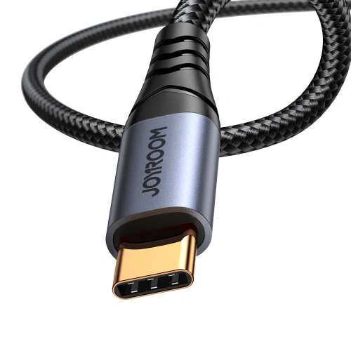 Kabel audio Joyroom SY-A07 USB-C / AUX mini jack 3.5mm 1.2m czarny