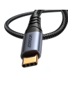 Wholesale Joyroom SY-A07 cable USB-C / AUX mini jack 3.5mm 1.2m black - JYR875 - {ean13} - Hurt