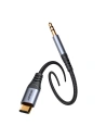Wholesale Joyroom SY-A07 cable USB-C / AUX mini jack 3.5mm 1.2m black - JYR875 - {ean13} - Hurt