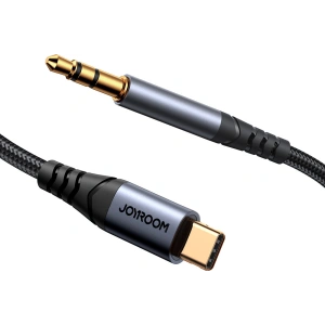 Hurtownia GSM - Audio kábel Joyroom SY-A07 USB-C / AUX mini jack 3.5mm 1.2m fekete - JYR875 - {ean13} - Hurt