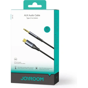 Hurtownia GSM - Audio kábel Joyroom SY-A07 USB-C / AUX mini jack 3.5mm 1.2m fekete - JYR875 - {ean13} - Hurt