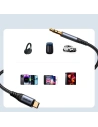 Wholesale Joyroom SY-A07 cable USB-C / AUX mini jack 3.5mm 1.2m black - JYR875 - {ean13} - Hurt