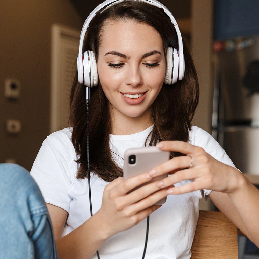 Hurtownia GSM - Audio kábel Joyroom SY-A07 USB-C / AUX mini jack 3.5mm 1.2m fekete - JYR875 - {ean13} - Hurt