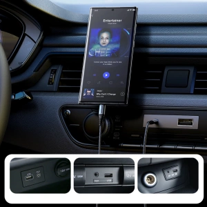 Hurtownia GSM - Audio kábel Joyroom SY-A07 USB-C / AUX mini jack 3.5mm 1.2m fekete - JYR875 - {ean13} - Hurt