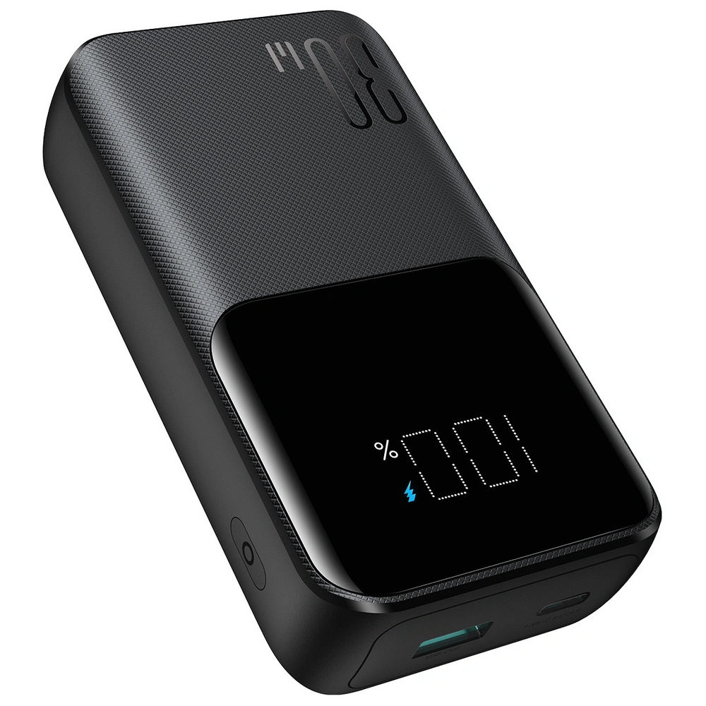 Hurtownia GSM - Powerbank Joyroom JR-PBC06 10000mAh 30W + integrierte USB-C und Lightning Kabel schwarz - JYR878 - {ean13} - Hurt