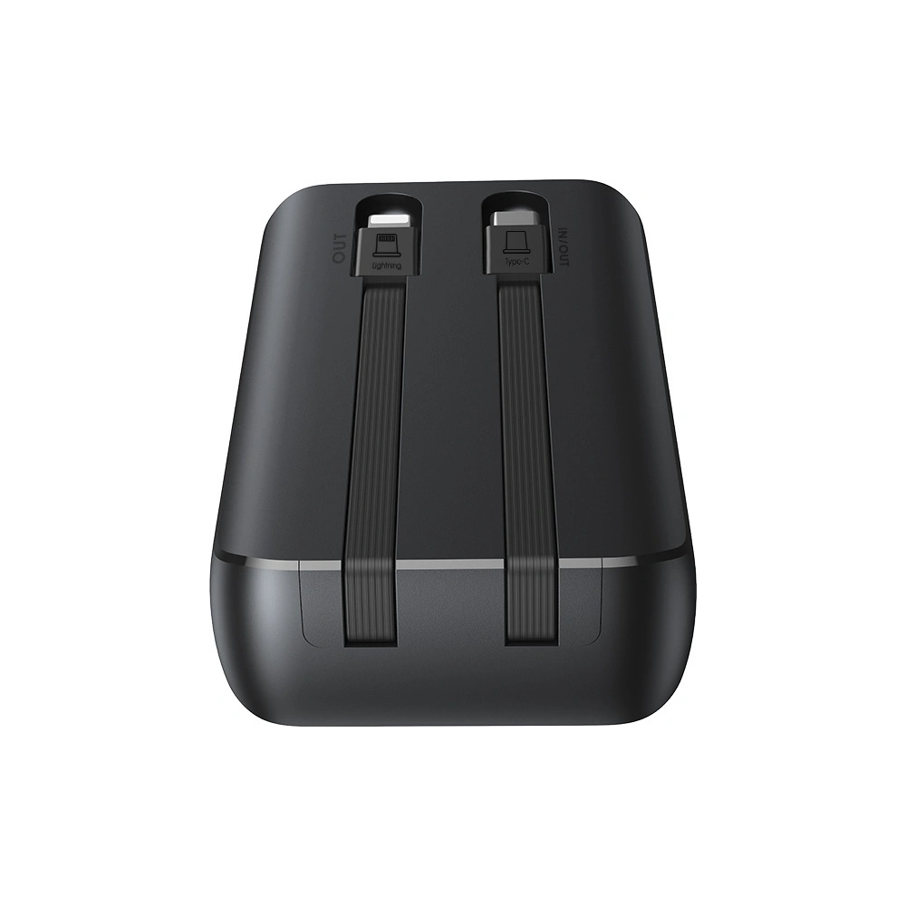 Hurtownia GSM - Powerbank Joyroom JR-PBC06 10000mAh 30W + integrierte USB-C und Lightning Kabel schwarz - JYR878 - {ean13} - Hurt