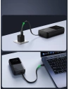 Wholesale Joyroom JR-PBC06 powerbank 10000mAh 30W + built-in USB-C, Lightning cables black - JYR878 - {ean13} - Hurt