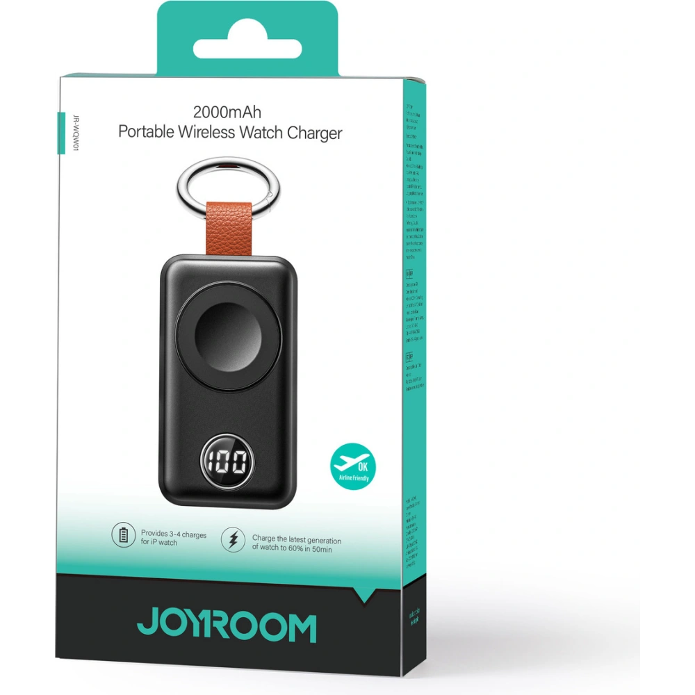 Hurtownia GSM - Powerbank bezprzewodowy Joyroom JR-WQW01 2000mAh 3W do Apple Watch czarny - JYR880 - {ean13} - Hurt