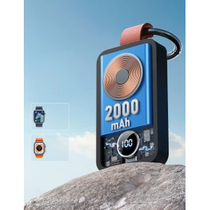 Powerbank bezprzewodowy Joyroom JR-WQW01 2000mAh 3W do Apple Watch czarny