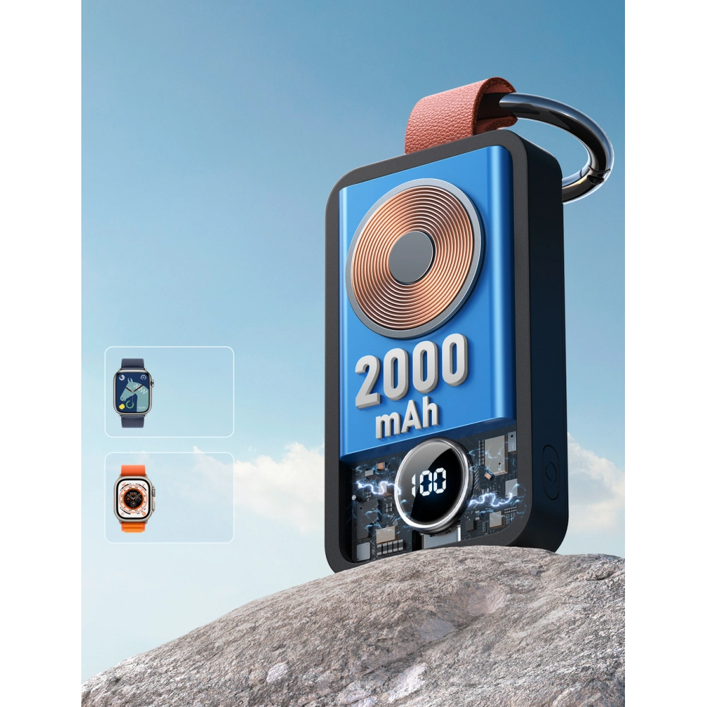 Hurtownia GSM - Bezdrátový powerbank Joyroom JR-WQW01 2000mAh 3W pro Apple Watch černý - JYR880 - {ean13} - Hurt