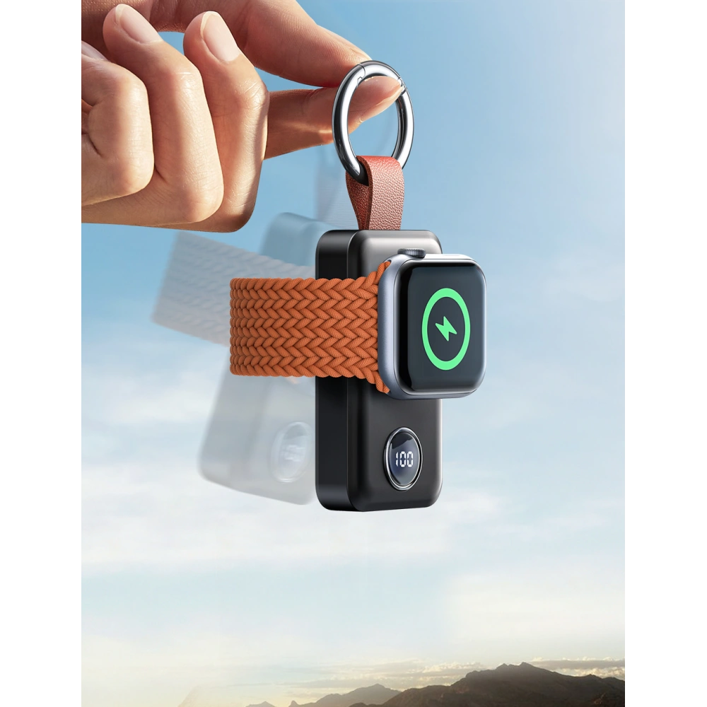 Hurtownia GSM - Powerbank wireless Joyroom JR-WQW01 2000mAh 3W pentru Apple Watch negru - JYR880 - {ean13} - Hurt
