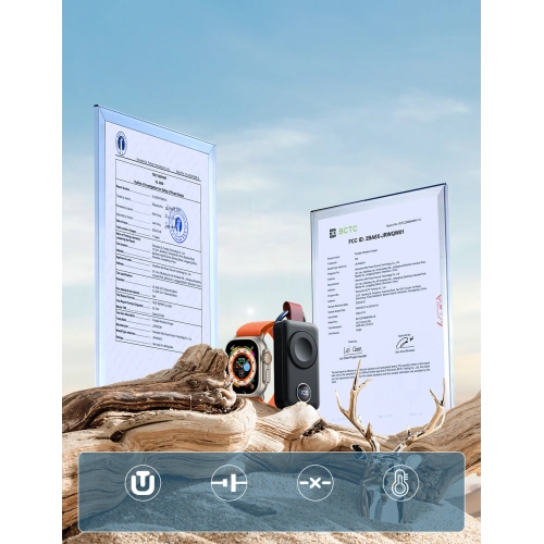 Powerbank bezprzewodowy Joyroom JR-WQW01 2000mAh 3W do Apple Watch czarny