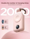 Wholesale Joyroom JR-WQW01 wireless powerbank 2000mAh 3W for Apple Watch pink - JYR881 - {ean13} - Hurt