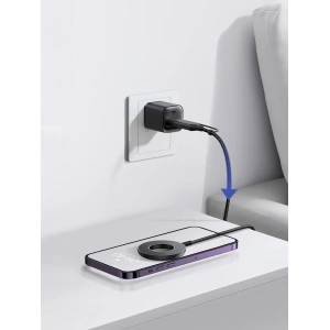 Hurtownia GSM - Indukciós töltő Joyroom JR-WQM03 USB-A / USB-C 15W fekete - JYR882 - {ean13} - Hurt