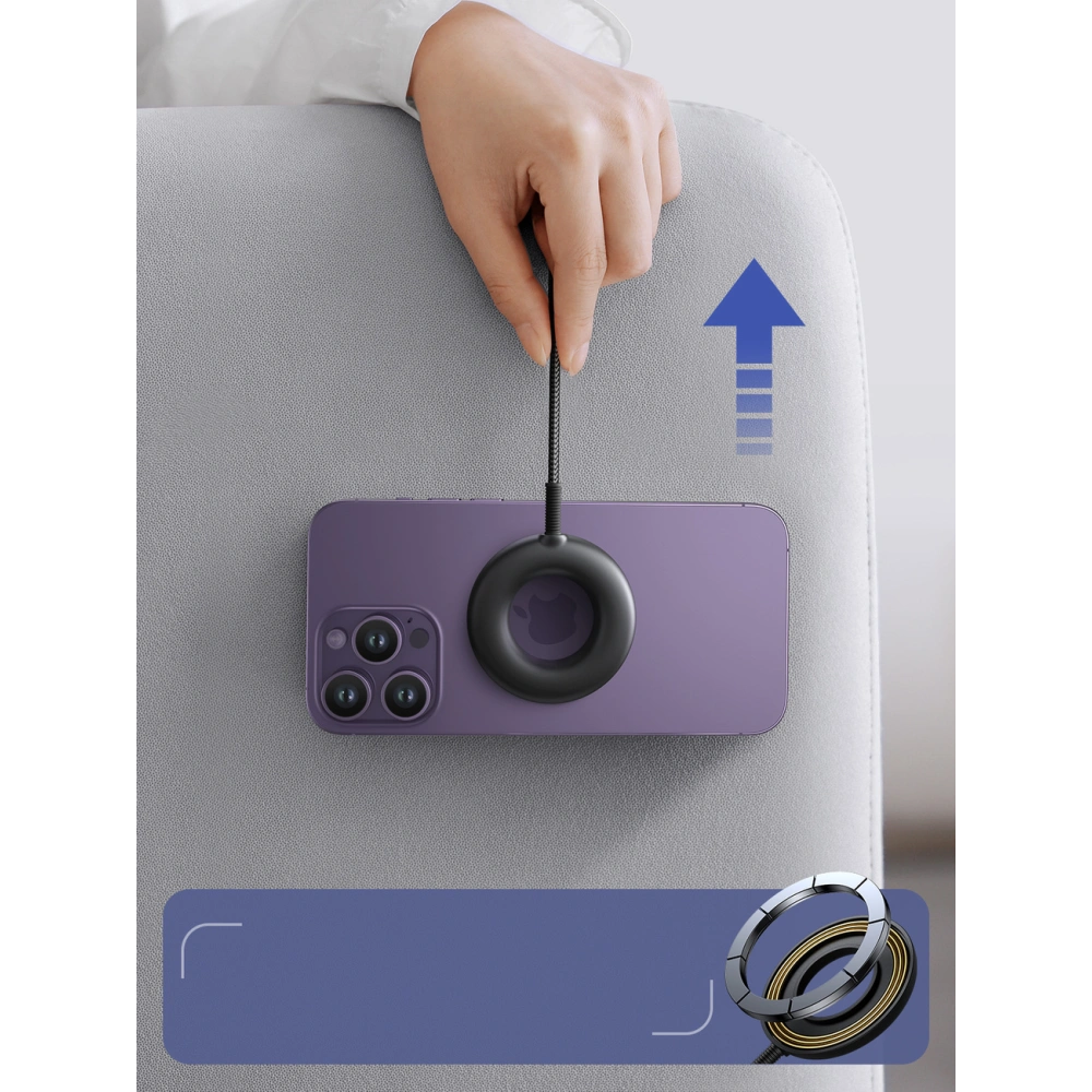 Hurtownia GSM - Indukční nabíječka Joyroom JR-WQM03 USB-A / USB-C 15W černá - JYR882 - {ean13} - Hurt