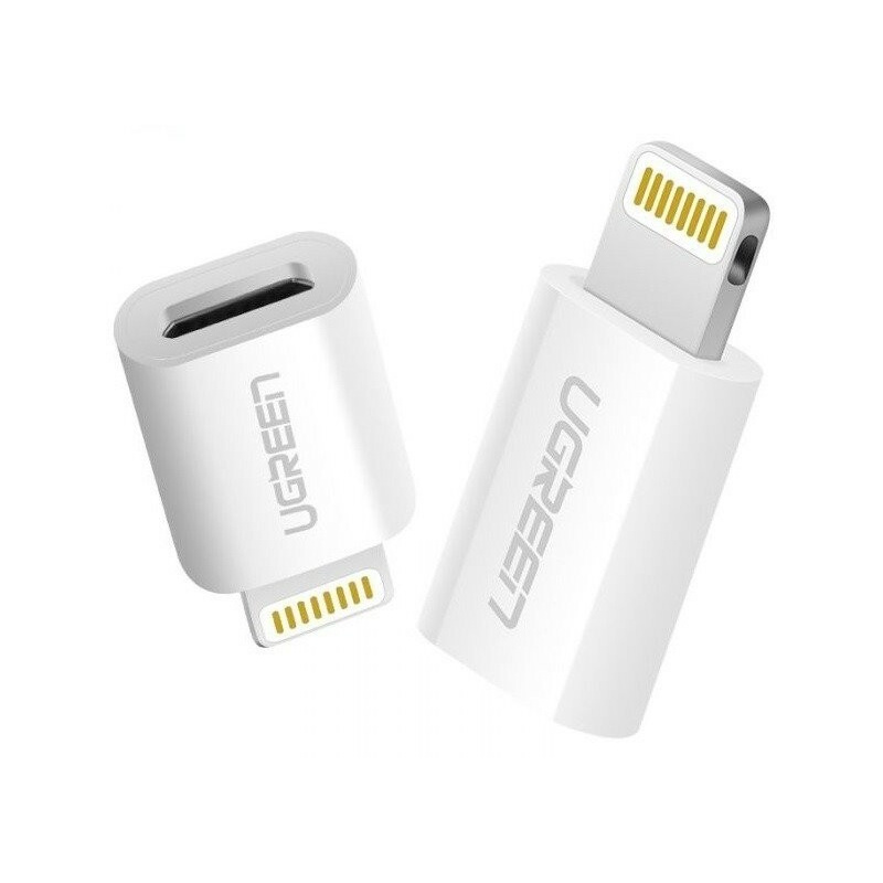 Hurtownia Ugreen - 6957303827459 - UGR120WHT - Adapter Lightning do micro USB MFi UGREEN 2.4A (biały) - B2B homescreen