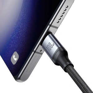 Wholesale Joyroom Speedy Series SA21-1T2 2in1 cable USB-C / 2xUSB-C 100W 1.5m black - JYR887 - {ean13} - Hurt