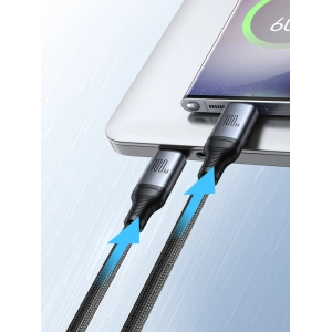 Wholesale Joyroom Speedy Series SA21-1T2 2in1 cable USB-C / 2xUSB-C 100W 1.5m black - JYR887 - {ean13} - Hurt