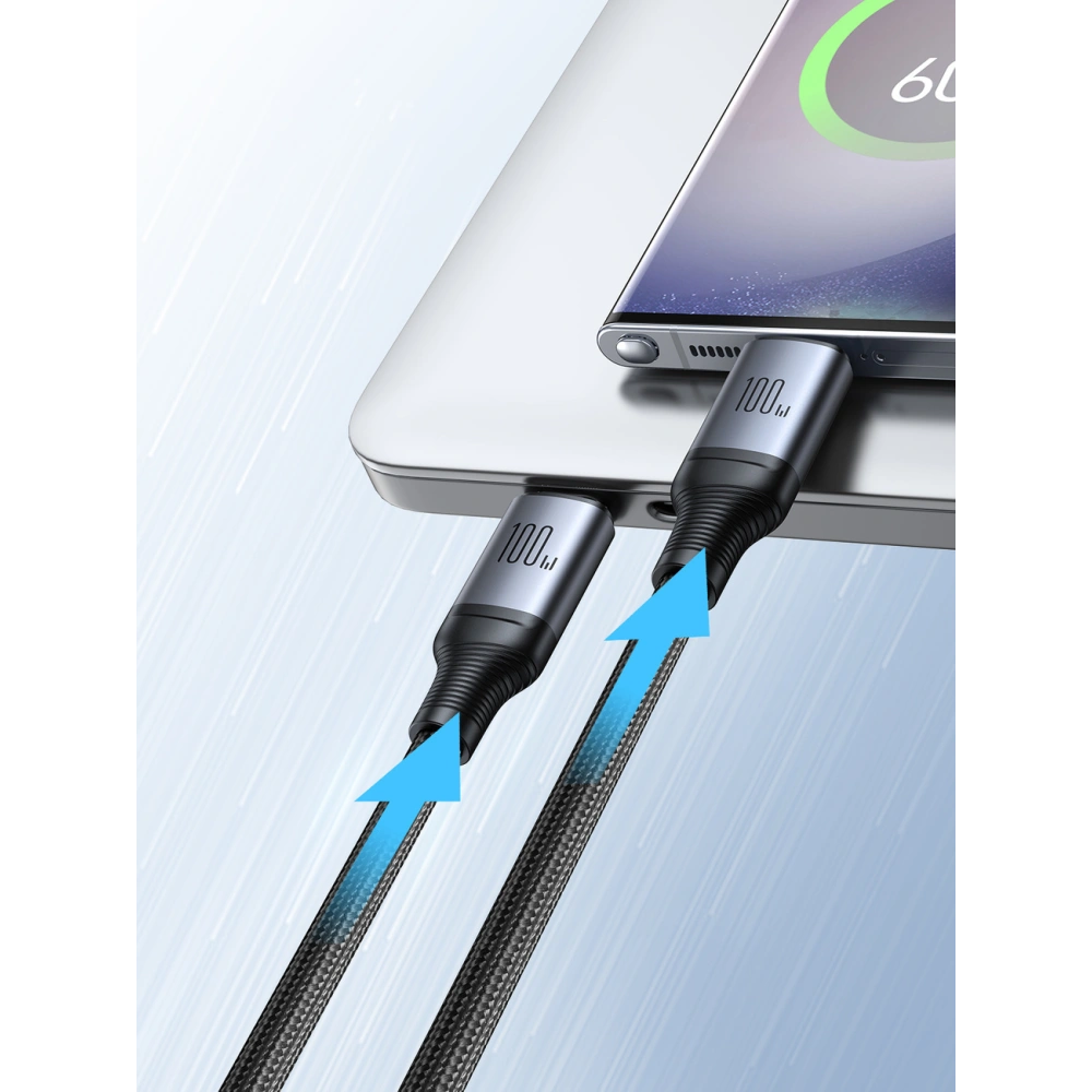 Hurtownia GSM - Kabel 2w1 Joyroom Speedy Series SA21-1T2 USB-C / 2xUSB-C 100W 1.5m černý - JYR887 - {ean13} - Hurt