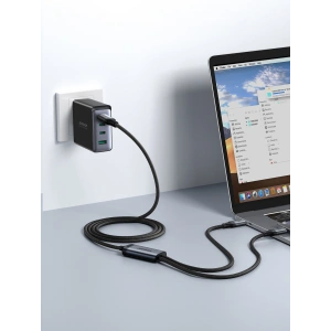 Wholesale Joyroom Speedy Series SA21-1T2 2in1 cable USB-C / 2xUSB-C 100W 1.5m black - JYR887 - {ean13} - Hurt