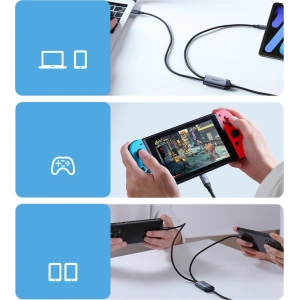 Hurtownia GSM - Kábel 2w1 Joyroom Speedy Series SA21-1T2 USB-C / 2xUSB-C 100W 1.5m fekete - JYR887 - {ean13} - Hurt
